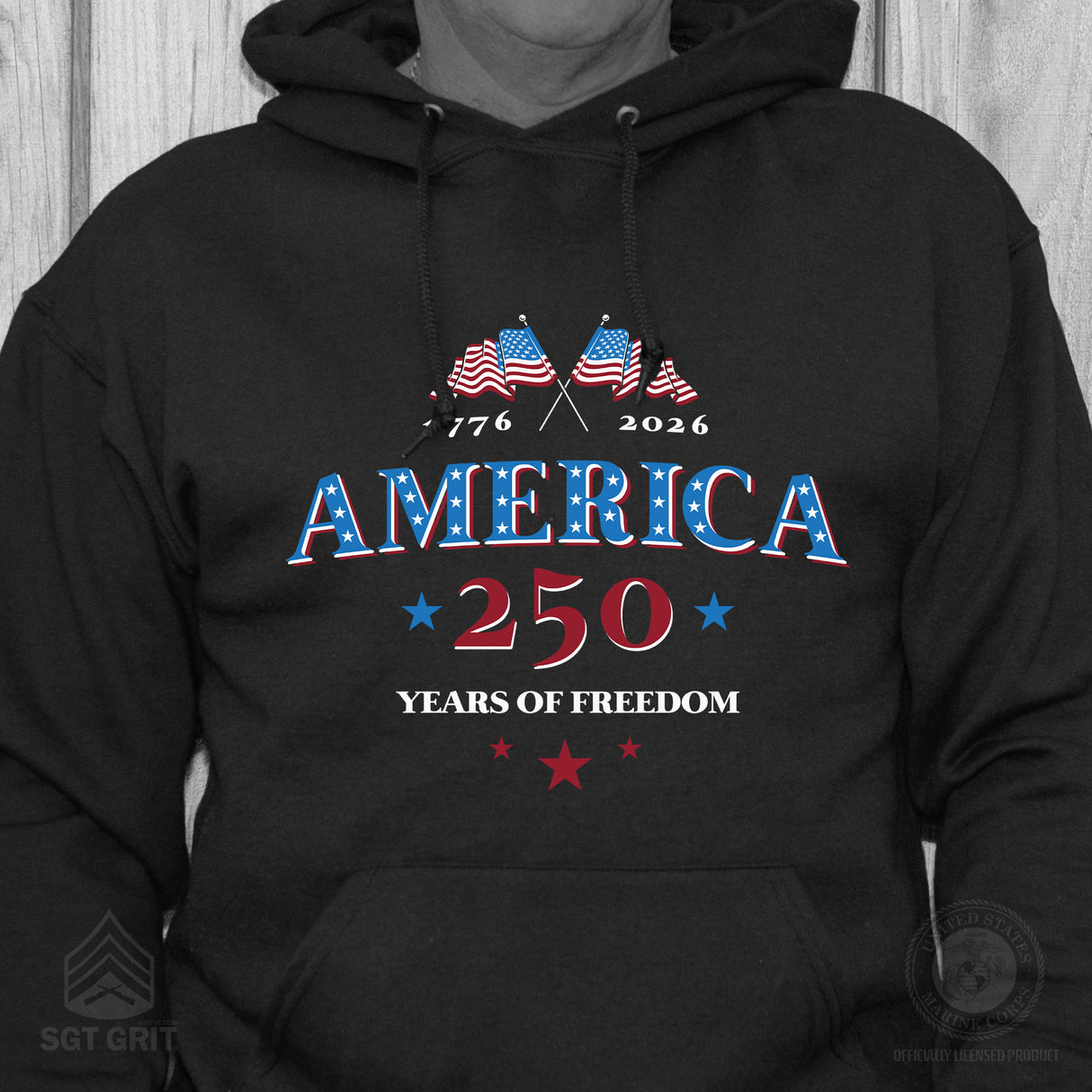 America 250 Years of Freedom Hoodie - SGT GRIT
