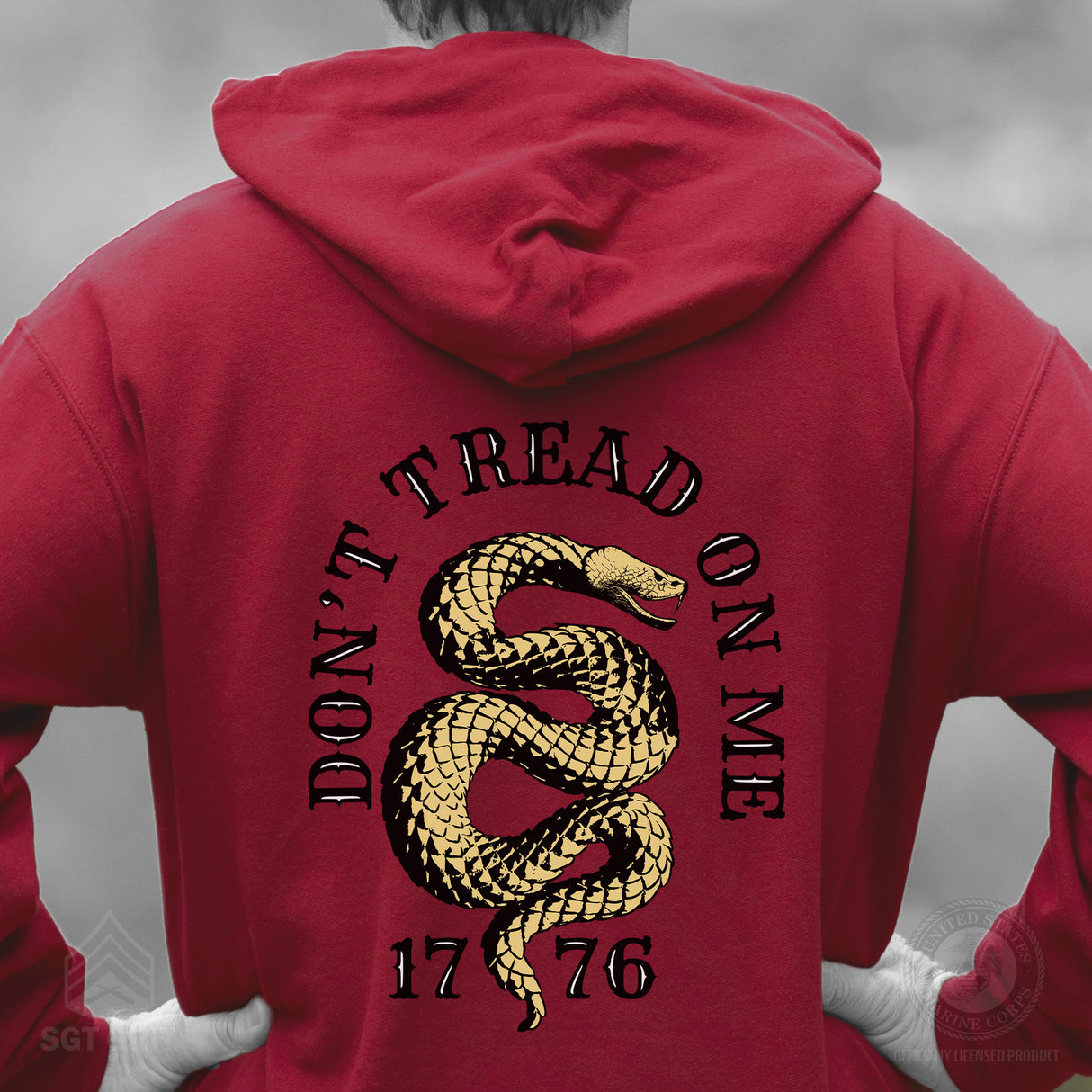 Don’t Tread On Me 1776 Hoodie - SGT GRIT
