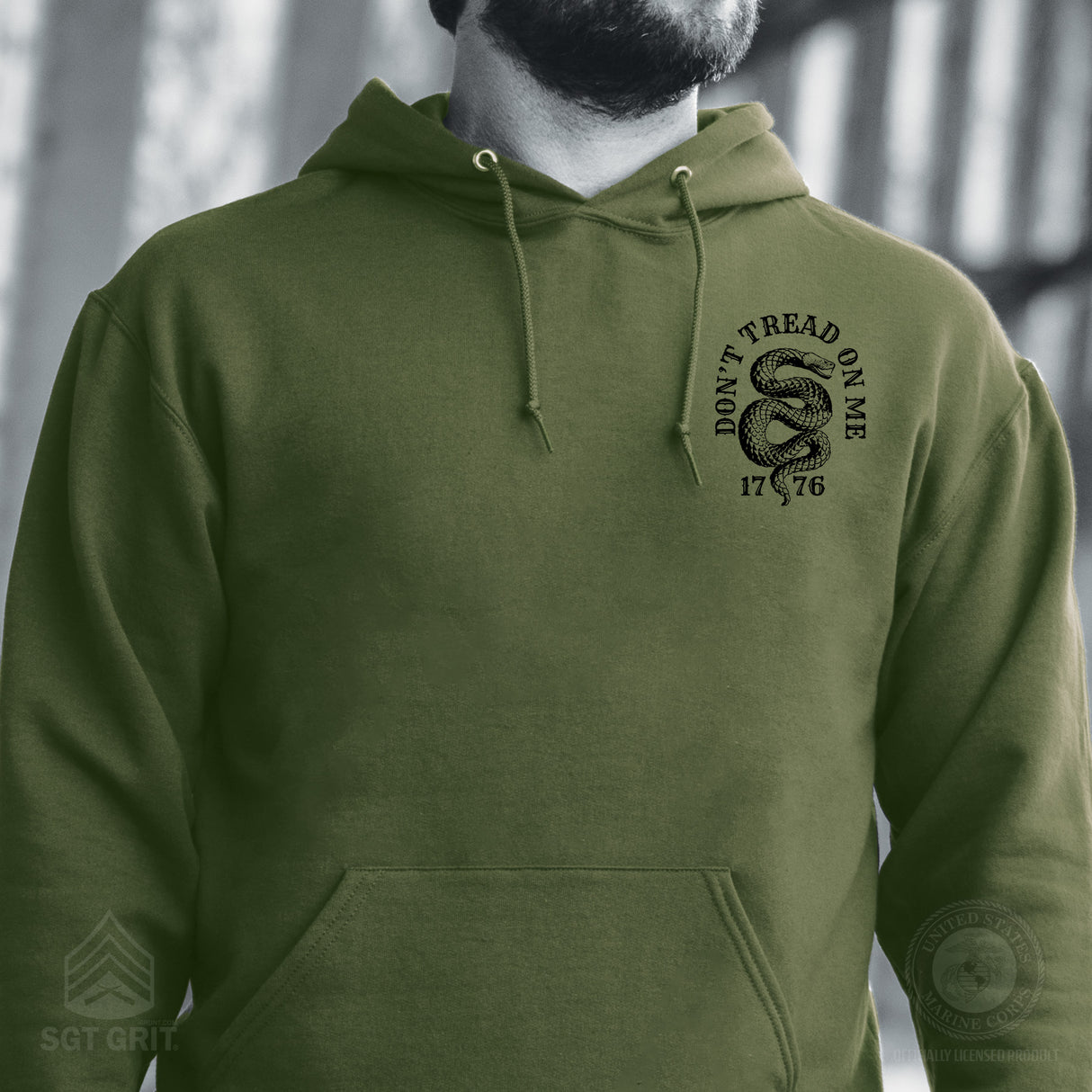 Don’t Tread On Me 1776 Hoodie - SGT GRIT