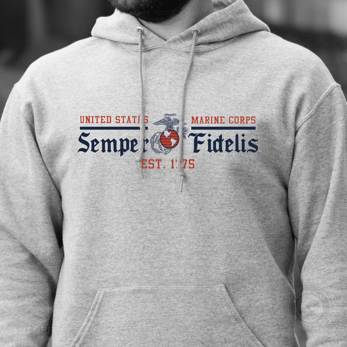 USMC Semper Fidelis Hoodie - SGT GRIT