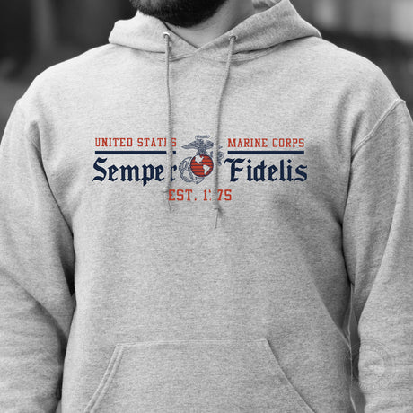 USMC Semper Fidelis Hoodie - SGT GRIT