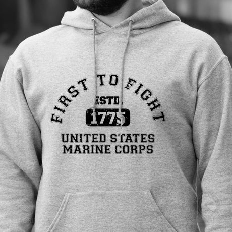 First to Fight Collegiate USMC Hoodie - SGT GRIT