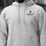 USMC Battle Ready ’75 Hoodie – Back Design - SGT GRIT