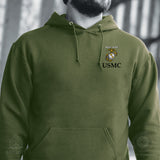 Old School Eagle, Globe, and Anchor Hoodie - SGT GRIT