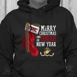 USMC Christmas Stocking Hoodie - SGT GRIT