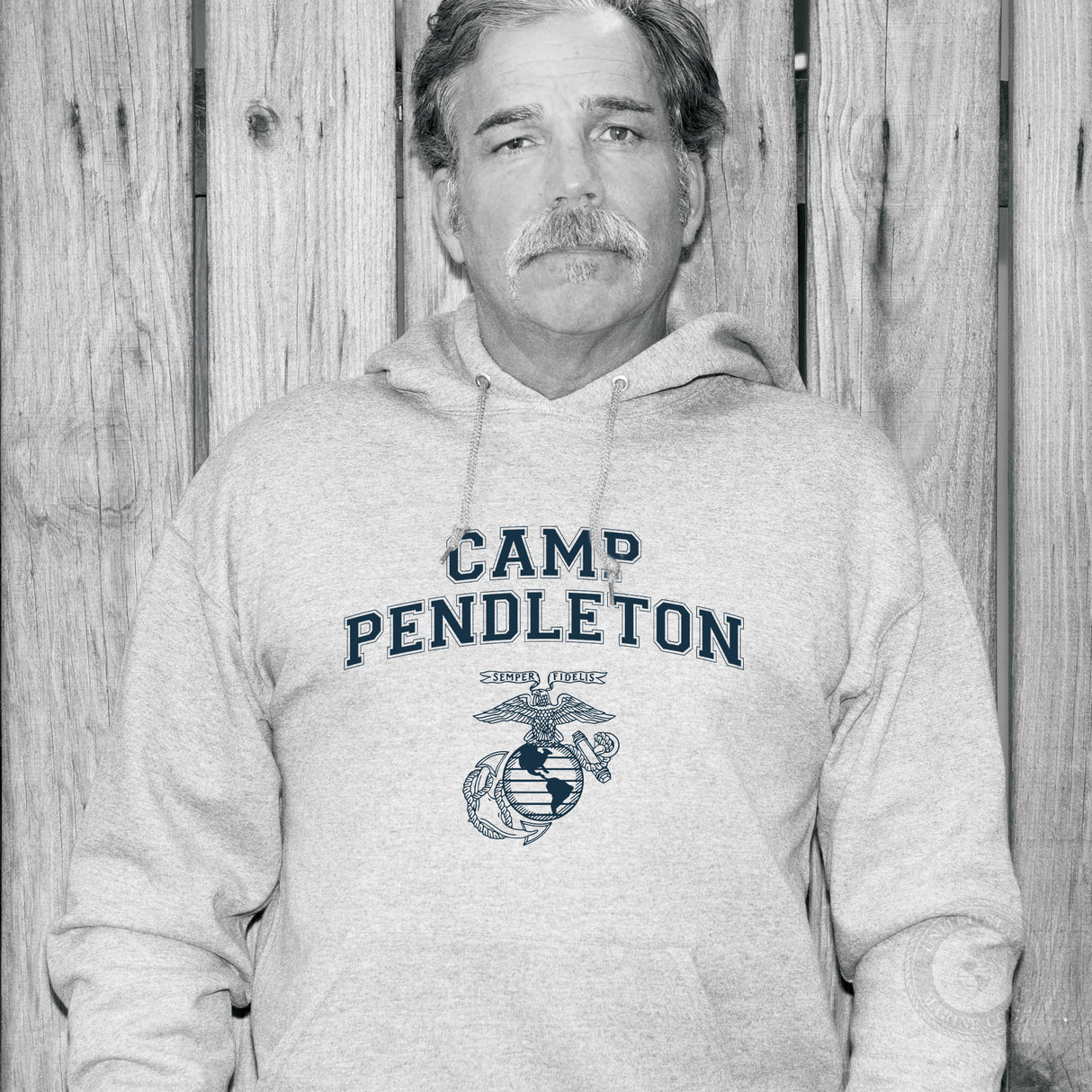 Marine Corps Base Collegiate EGA Hoodie - SGT GRIT