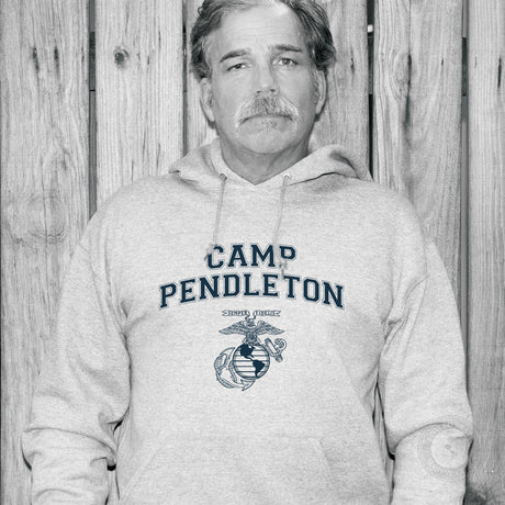 Marine Corps Base Collegiate EGA Hoodie - SGT GRIT