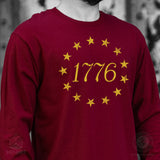 1776 Betsy Ross Flag Long Sleeve T-Shirt - SGT GRIT