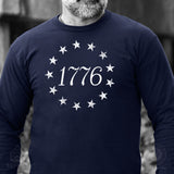 1776 Betsy Ross Flag Long Sleeve T-Shirt - SGT GRIT