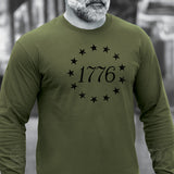 1776 Betsy Ross Flag Long Sleeve T-Shirt - SGT GRIT