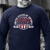 250 Years of Freedom Long Sleeve T-Shirt - SGT GRIT