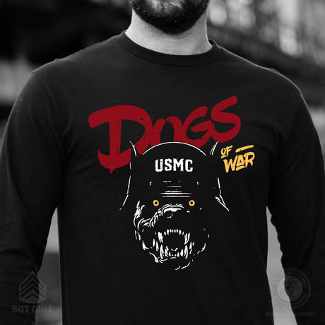 Dogs of War USMC Long Sleeve T-Shirt - SGT GRIT