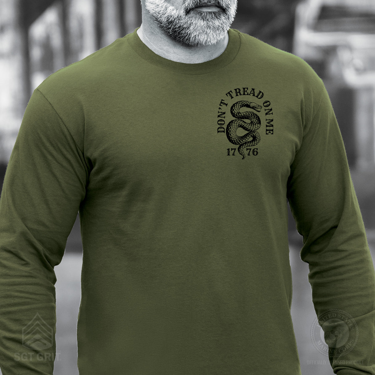 Don’t Tread On Me 1776 Long Sleeve T-Shirt - SGT GRIT