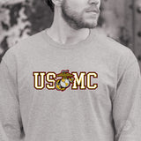 USMC Collegiate EGA Long Sleeve T-Shirt - SGT GRIT