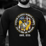USMC 251st Birthday Long Sleeve T-Shirt - SGT GRIT