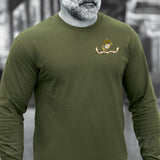 USMC Christmas Stocking Long Sleeve T-Shirt- Left Chest - SGT GRIT