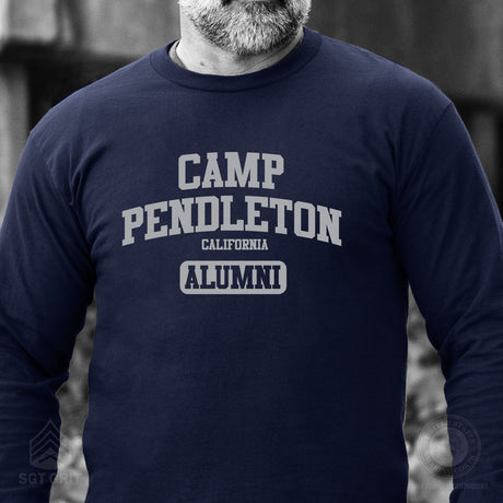 Marine Corps Camp Collegiate Alumni Long Sleeve T-Shirt - SGT GRIT