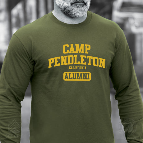 Marine Corps Camp Collegiate Alumni Long Sleeve T-Shirt - SGT GRIT