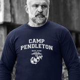 Marine Corps Base Collegiate EGA Long Sleeve T-Shirt - SGT GRIT