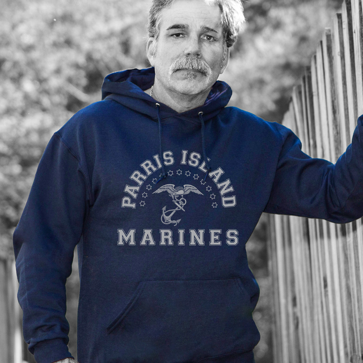 MCRD Vintage Eagle & Anchor Hoodie - SGT GRIT