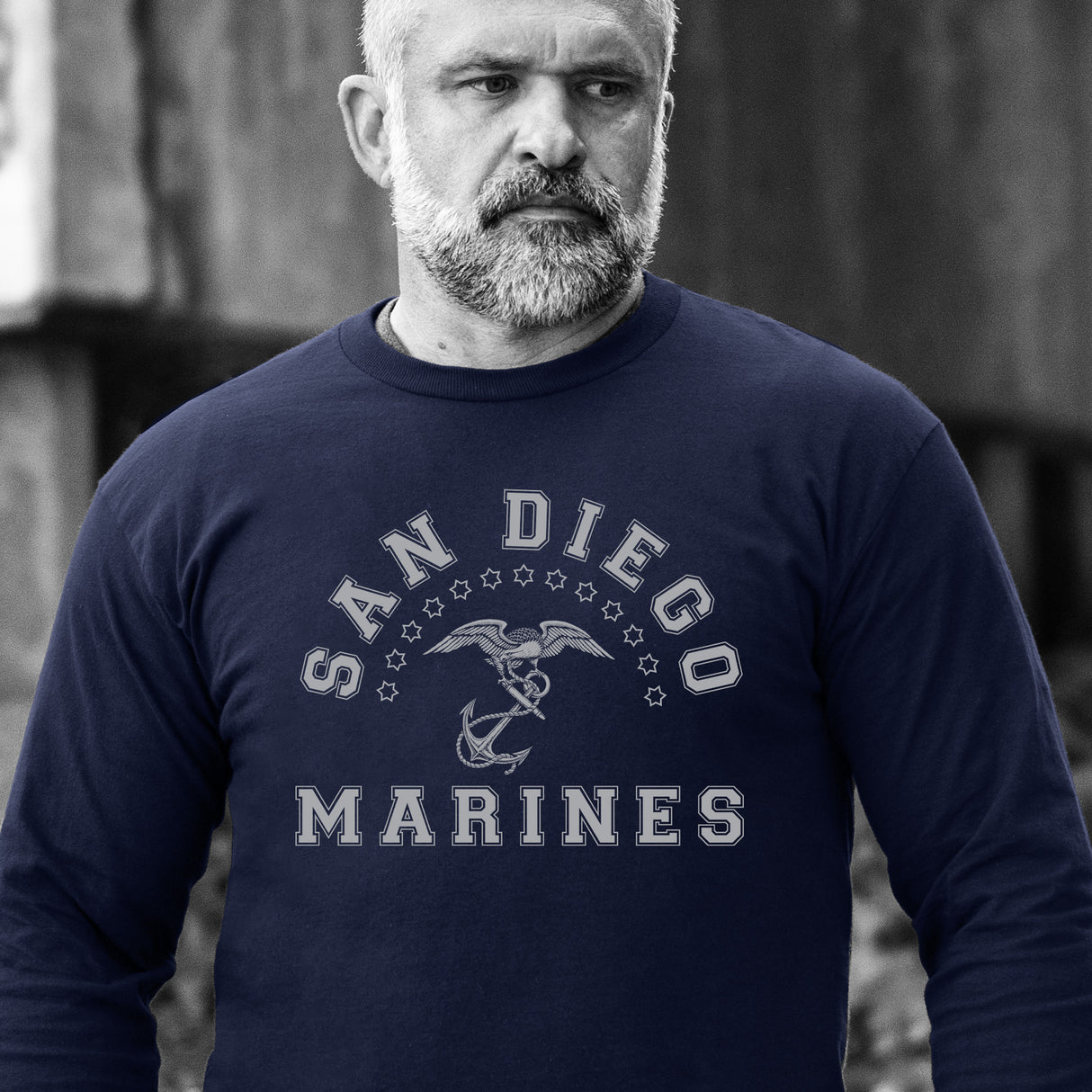 MCRD Vintage Long Sleeve T-Shirt - SGT GRIT