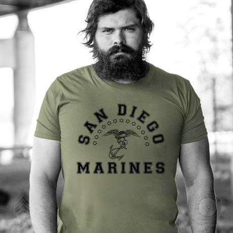 MCRD Vintage Eagle & Anchor T-Shirt - SGT GRIT