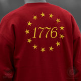 1776 Betsy Ross Flag Sweatshirt - Back Design