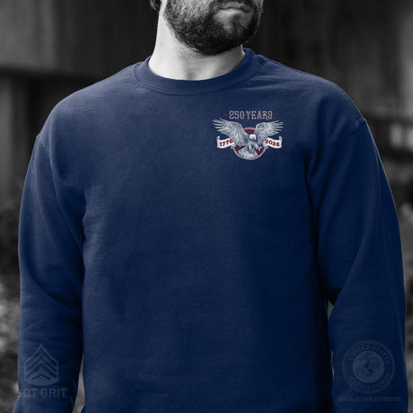 250 Years of Liberty & Freedom Sweatshirt - Back Design - SGT GRIT