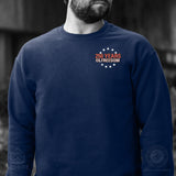 Cheers to 250 Years of Freedom Sweatshirt - Back Design - SGT GRIT