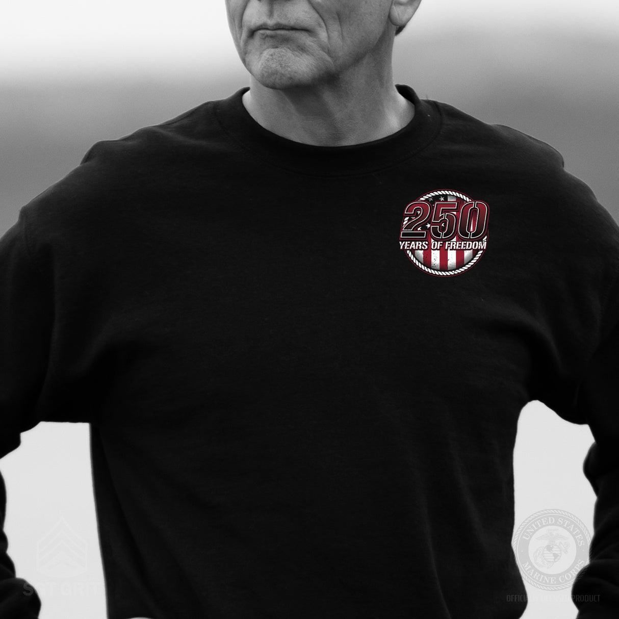 250 Years of Freedom Sweatshirt - Back Design - SGT GRIT