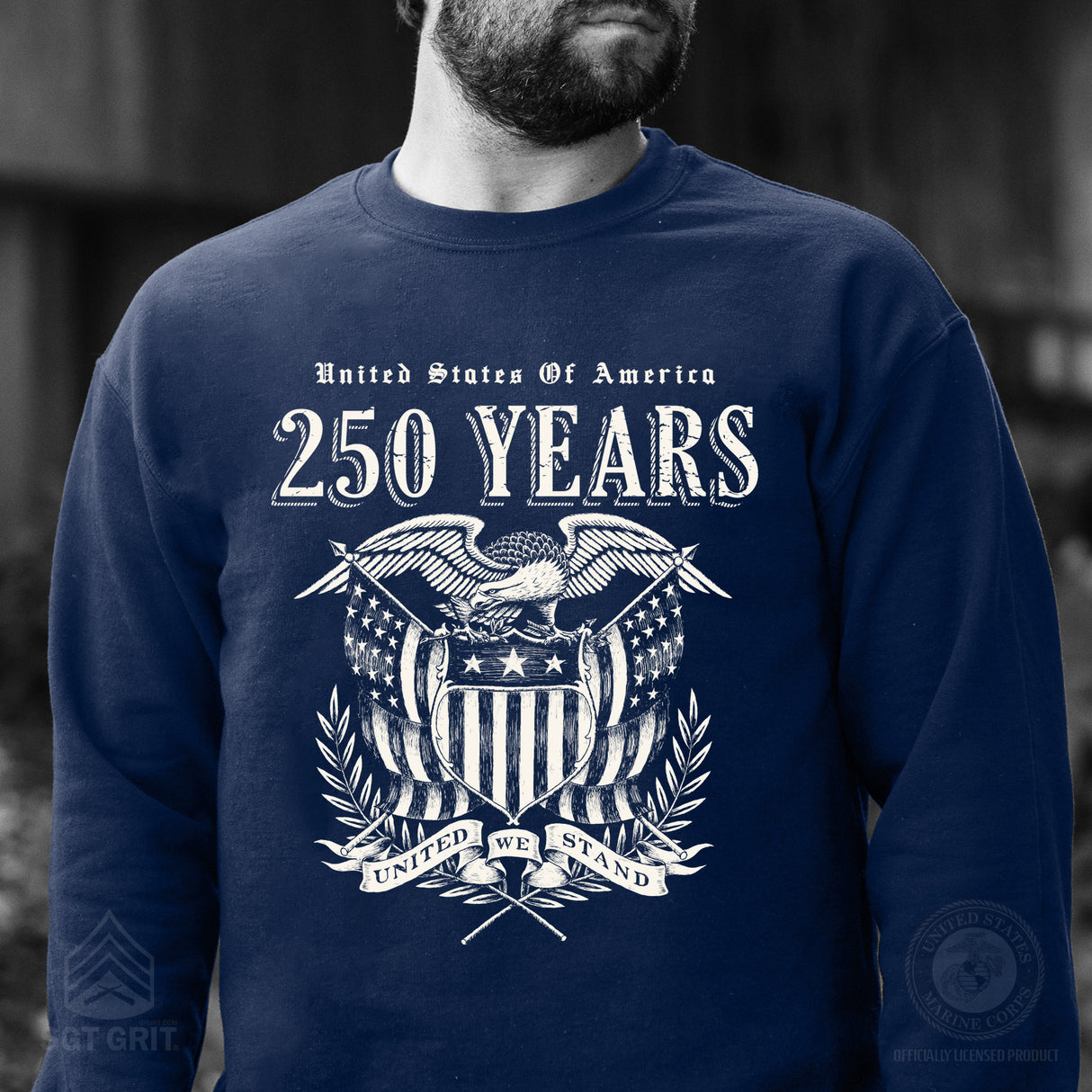 250 Years United We Stand Sweatshirt - SGT GRIT