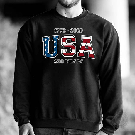 USA 250 Years Flag Sweatshirt - SGT GRIT