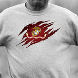 USMC Flag Tear Away Sweatshirt - SGT GRIT