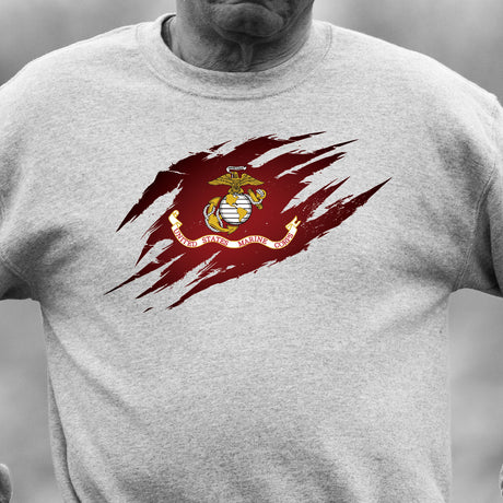 USMC Flag Tear Away Sweatshirt - SGT GRIT