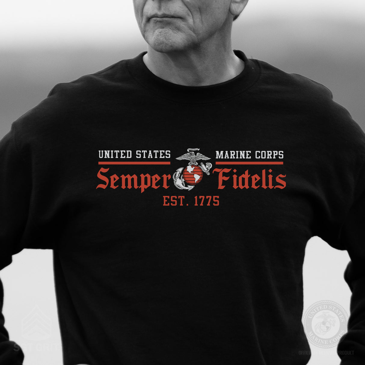 USMC Semper Fidelis Sweatshirt - SGT GRIT