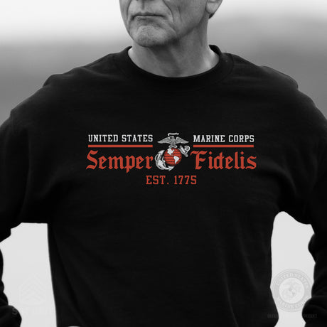 USMC Semper Fidelis Sweatshirt - SGT GRIT