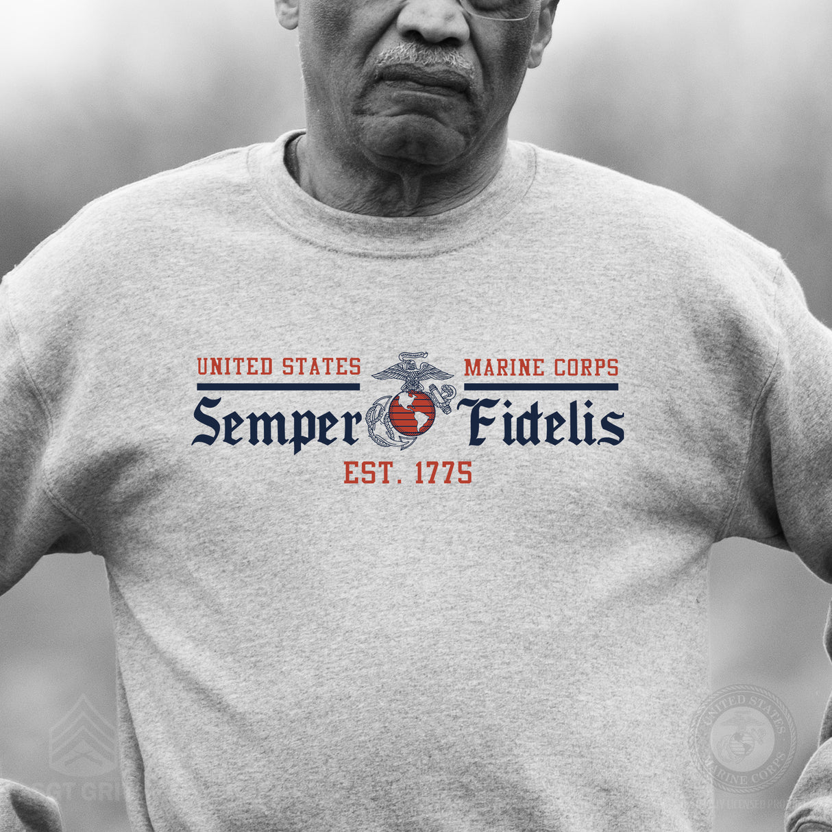 USMC Semper Fidelis Sweatshirt - SGT GRIT