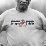 USMC Semper Fidelis Sweatshirt - SGT GRIT
