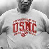USMC Bold Collegiate Sweatshirt - SGT GRIT