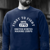 First to Fight Collegiate USMC Sweatshirt - SGT GRIT