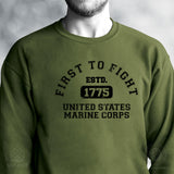 First to Fight Collegiate USMC Sweatshirt - SGT GRIT