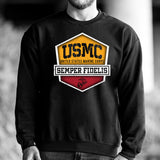 USMC Hexagon Badge Sweatshirt - SGT GRIT