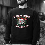 USMC Christmas Bulldog Sweatshirt - SGT GRIT