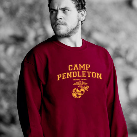 Marine Corps Base Collegiate EGA Sweatshirt - SGT GRIT