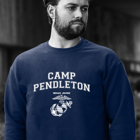 Marine Corps Base Collegiate EGA Sweatshirt - SGT GRIT