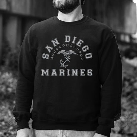 MCRD Vintage Eagle & Anchor Sweatshirt - SGT GRIT