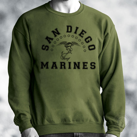 MCRD Vintage Eagle & Anchor Sweatshirt - SGT GRIT