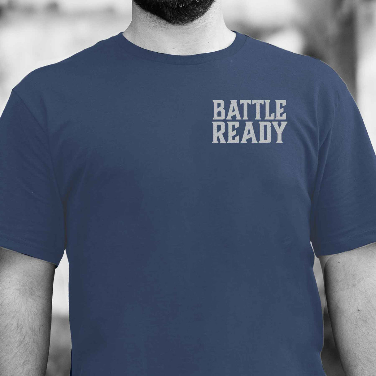 Battle Ready Flag T-Shirt -Back Design - SGT GRIT
