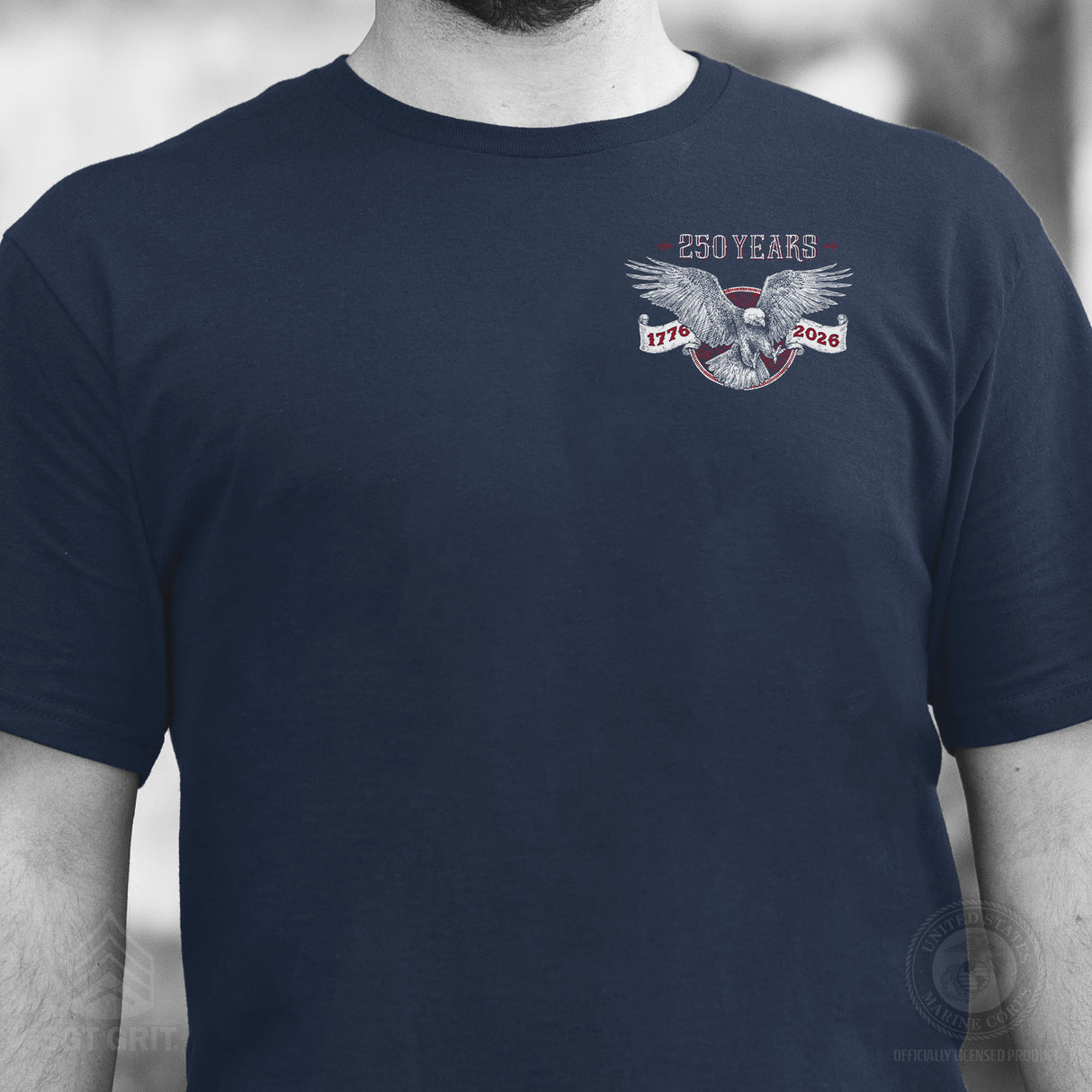250 Years of Liberty & Freedom T-Shirt - Back Design - SGT GRIT