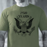 Vintage Eagle 250 Years T-Shirt- OD Green - SGT GRIT